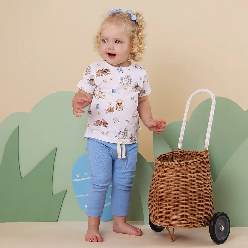 Snuggle Hunny Kids Snuggle Hunny Bluebell Organic Pants - 6-12 Months (0)