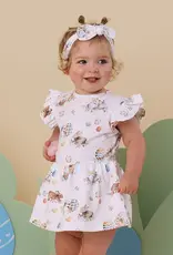 Snuggle Hunny Kids Snuggle Hunny Flopsy Bunnies Short Sleeve Organic Dress