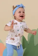 Snuggle Hunny Kids Flopsy Bunnies Organic Short Sleeve Top - Size 4