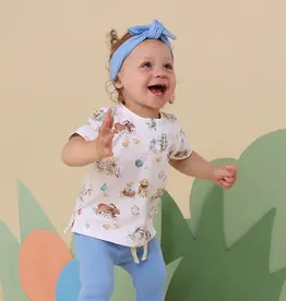 Snuggle Hunny Kids Flopsy Bunnies Organic Short Sleeve Top - Size 4