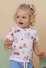 Snuggle Hunny Kids Flopsy Bunnies Organic Short Sleeve Top - Size 4