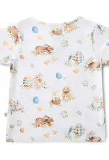Snuggle Hunny Kids Flopsy Bunnies Organic Short Sleeve Top - Size 4