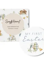 Snuggle Hunny Kids Snuggle Hunny Flopsy Bunnies Reversible Single Milestone Card