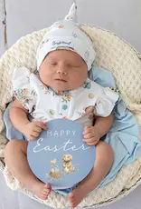 Snuggle Hunny Kids Snuggle Hunny Flopsy Bunnies Reversible Single Milestone Card