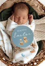 Snuggle Hunny Kids Snuggle Hunny Flopsy Bunnies Organic Jersey Wrap & Beanie Set