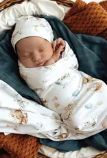 Snuggle Hunny Kids Snuggle Hunny Flopsy Bunnies Organic Jersey Wrap & Beanie Set