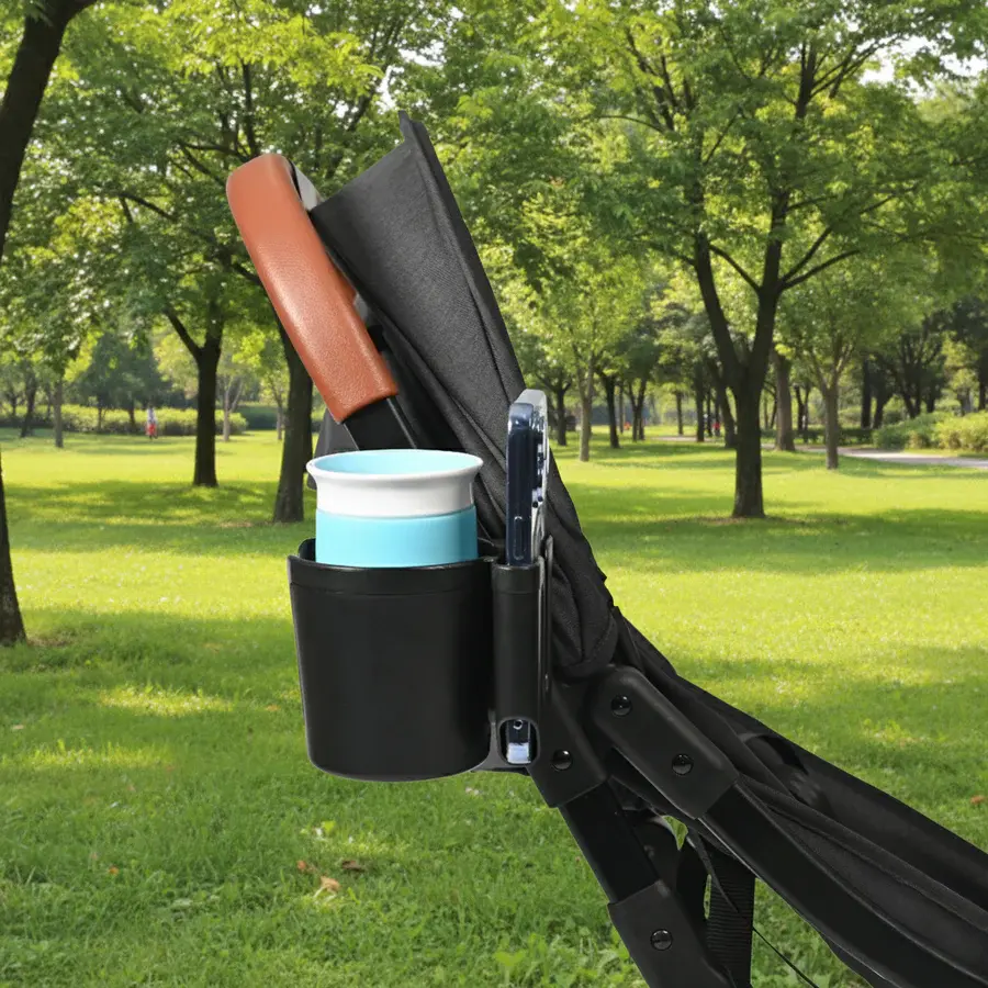 Childcare Childcare Stroller Cup & Mobile Holder Black
