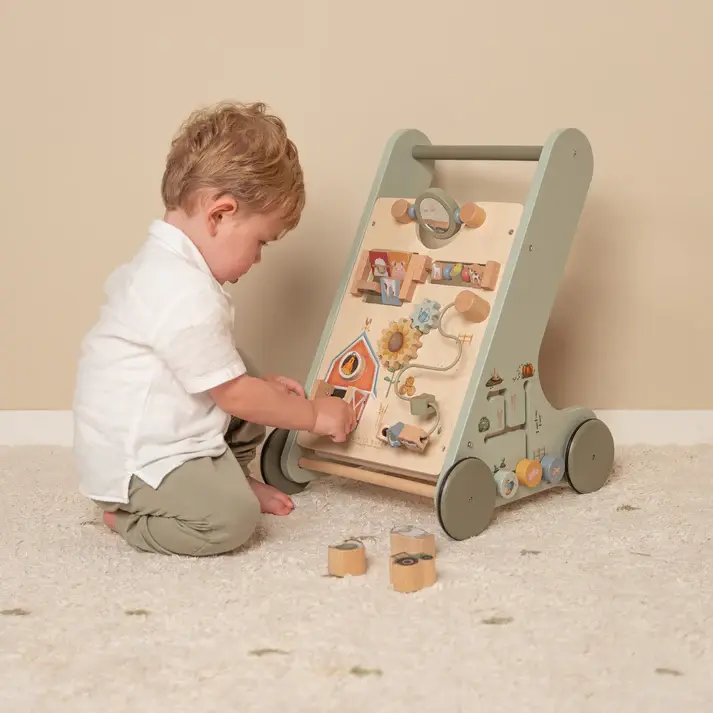 Little Dutch Little Dutch Little Farm Multi-Activity Baby Walker