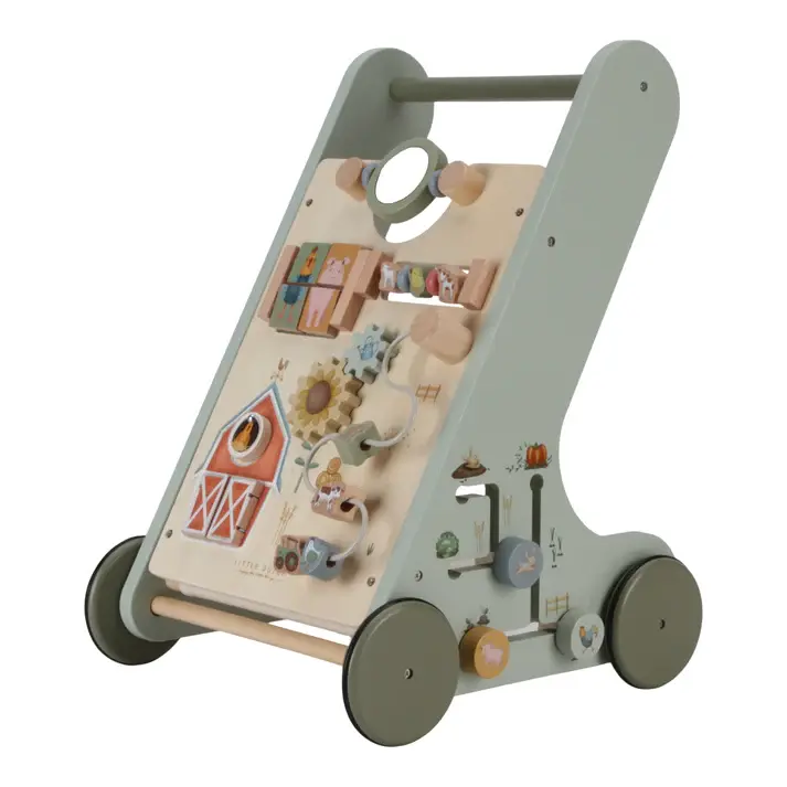 Little Dutch Little Dutch Little Farm Multi-Activity Baby Walker
