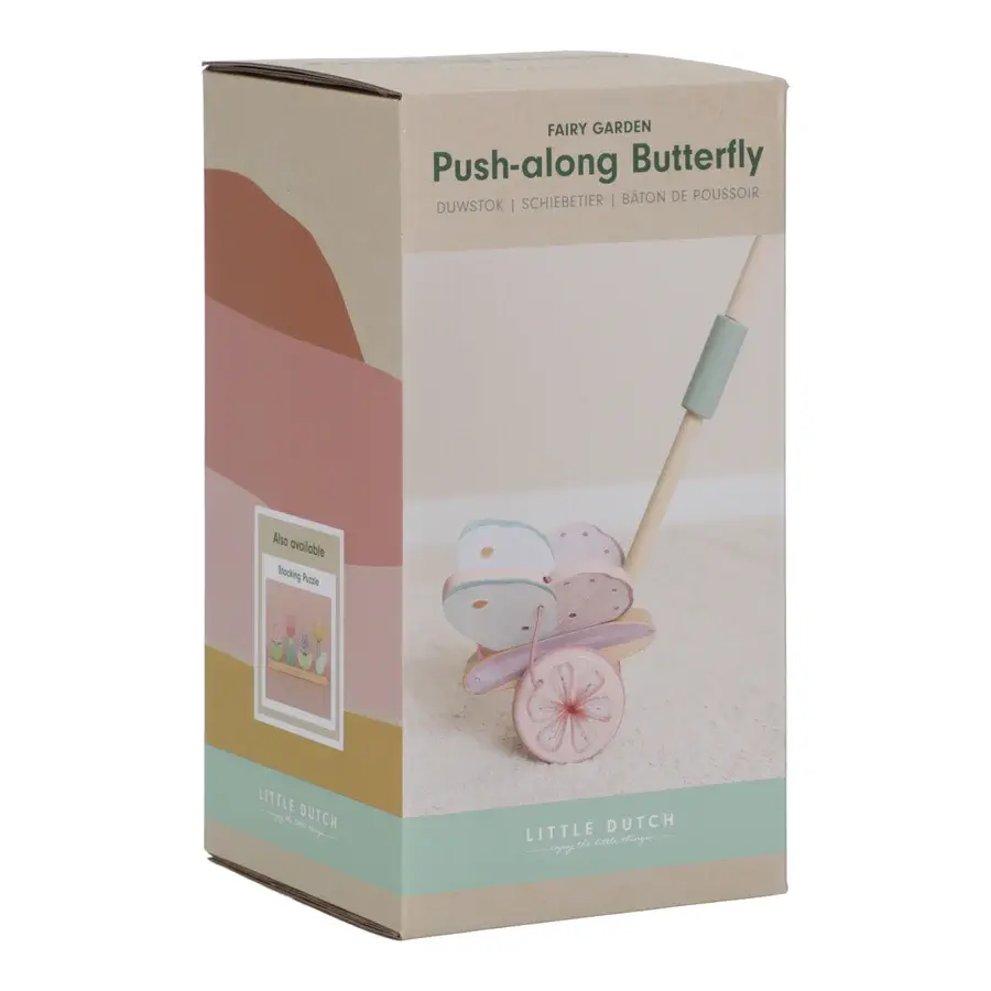 Little Dutch Little Dutch Fairy Garden - Push-Along Butterfly