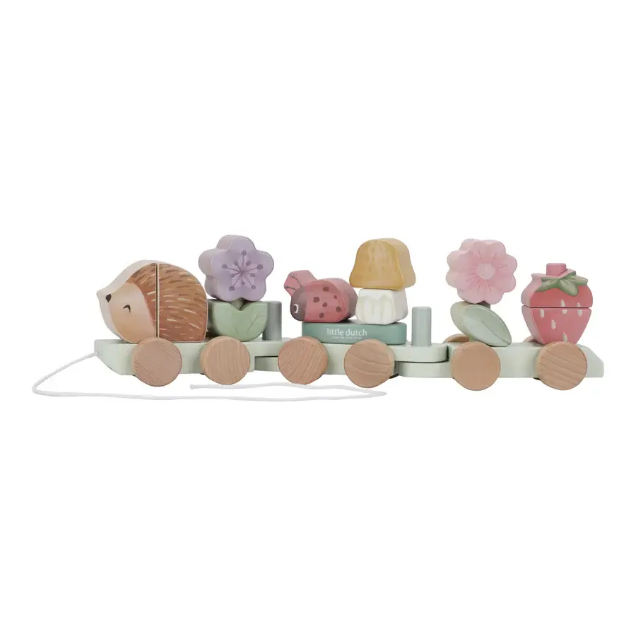 Little Dutch Little Dutch Fairy Garden - Stacking Train Hedgehog