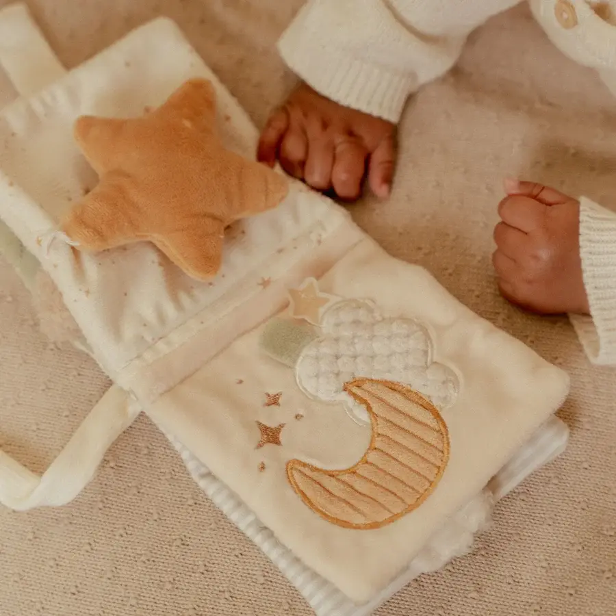 Little Dutch Little Dutch Goose Stroller Book - Newborn Naturals