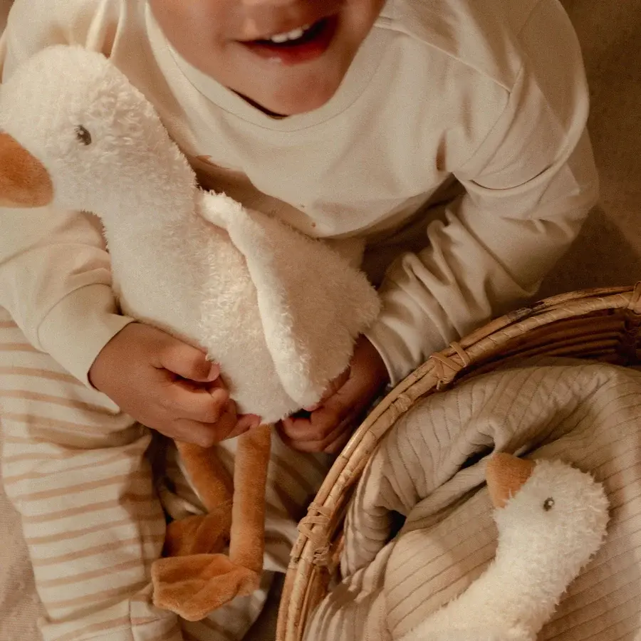 Little Dutch Little Dutch Cuddle Goose 25cm - Newborn Naturals