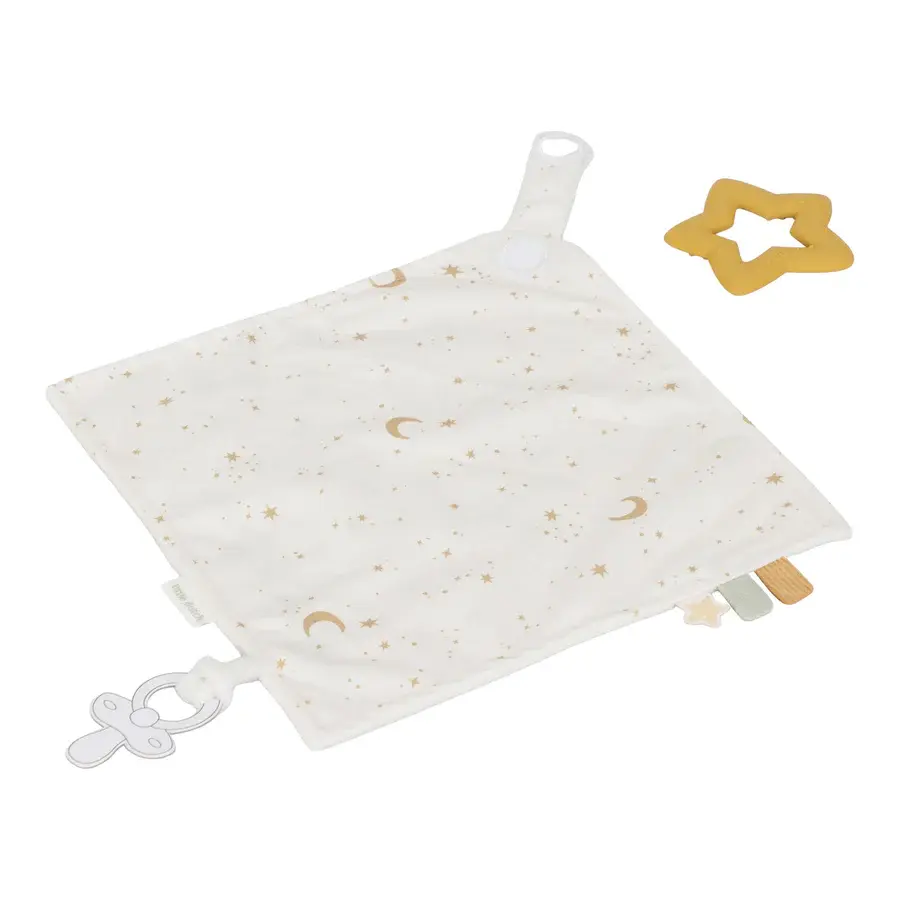 Little Dutch Little Dutch Goose Cuddle Cloth w/ Teether - Newborn Naturals