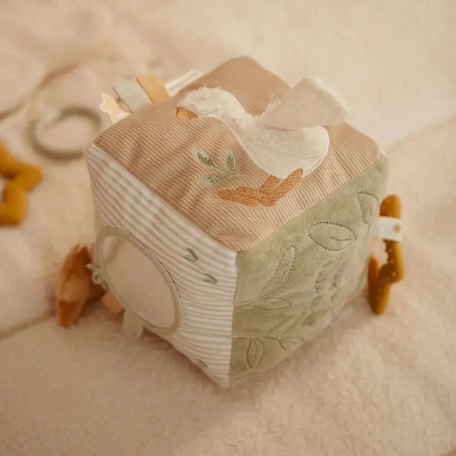 Little Dutch Little Dutch Goose Soft Activity Cube - Newborn Naturals