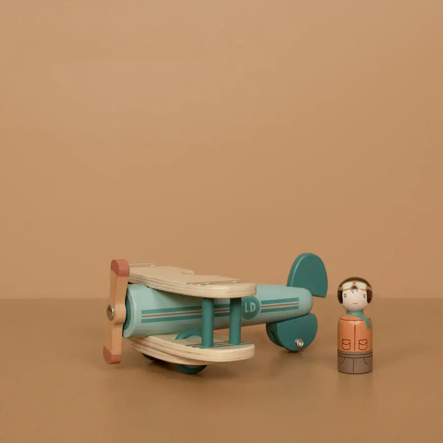 Little Dutch Little Dutch Wooden Toy Airplane