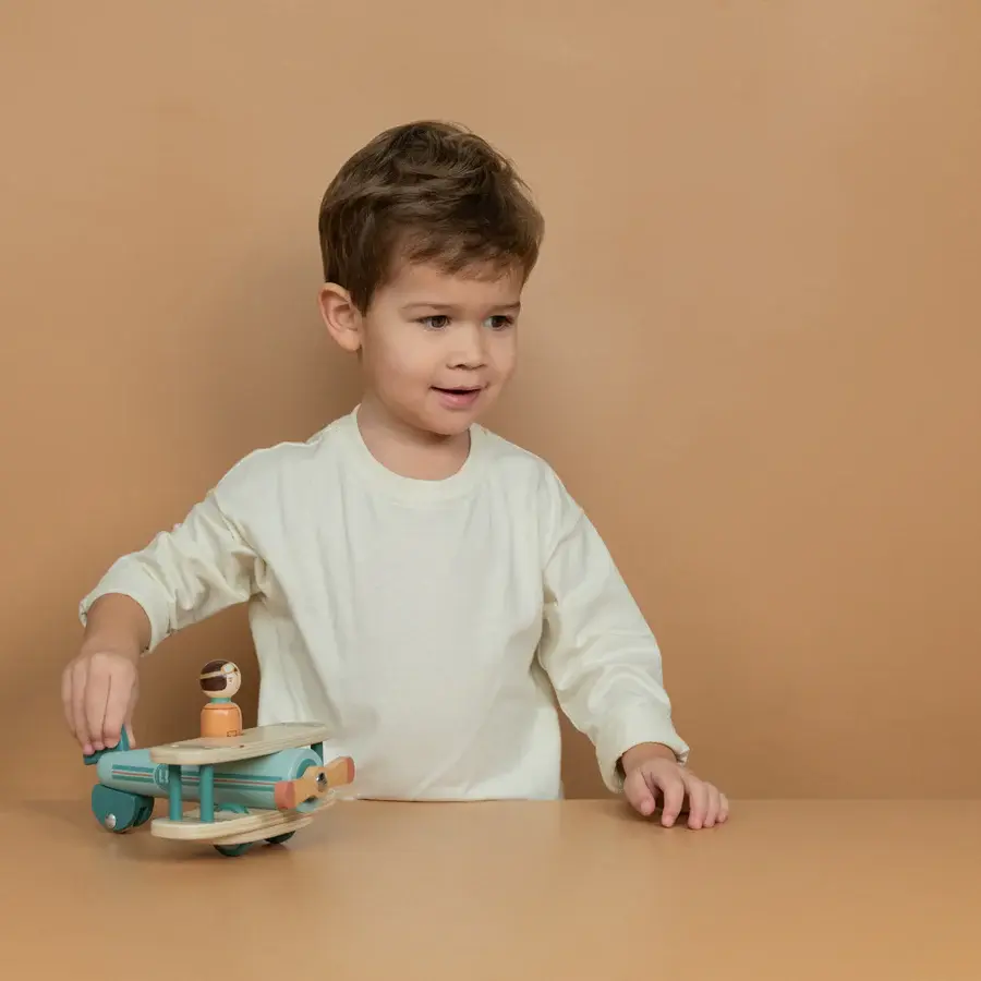 Little Dutch Little Dutch Wooden Toy Airplane