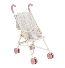 Little Dutch Little Dutch Metal Doll Stroller - Floral - Roleplay