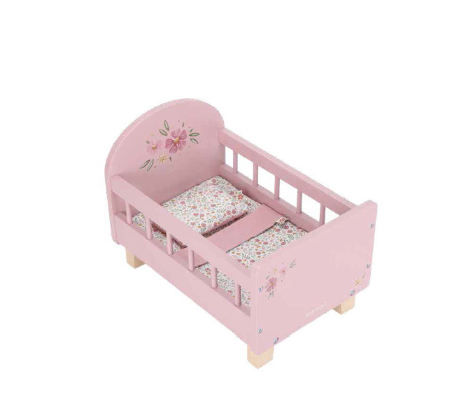 Little Dutch Little Dutch Doll Bed with Textiles