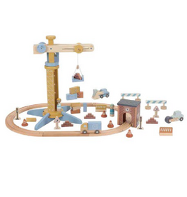 Little Dutch Little Dutch Crane Set Train Track