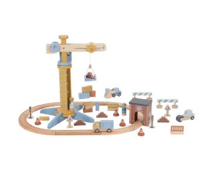 Little Dutch Little Dutch Crane Set Train Track