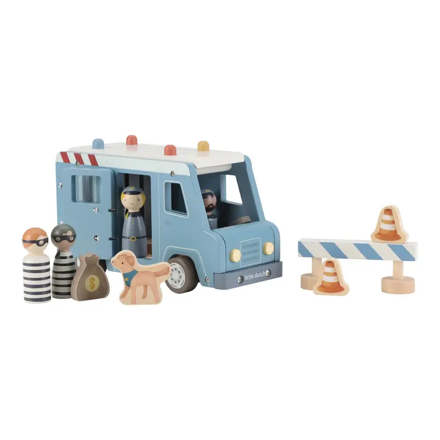 Little Dutch Little Dutch Police Car w/ Peg Doll