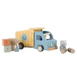 Little Dutch Little Dutch Garbage Truck w/ Peg Dolls