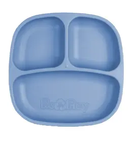 Re-Play Re-Play Divided Plate - Denim