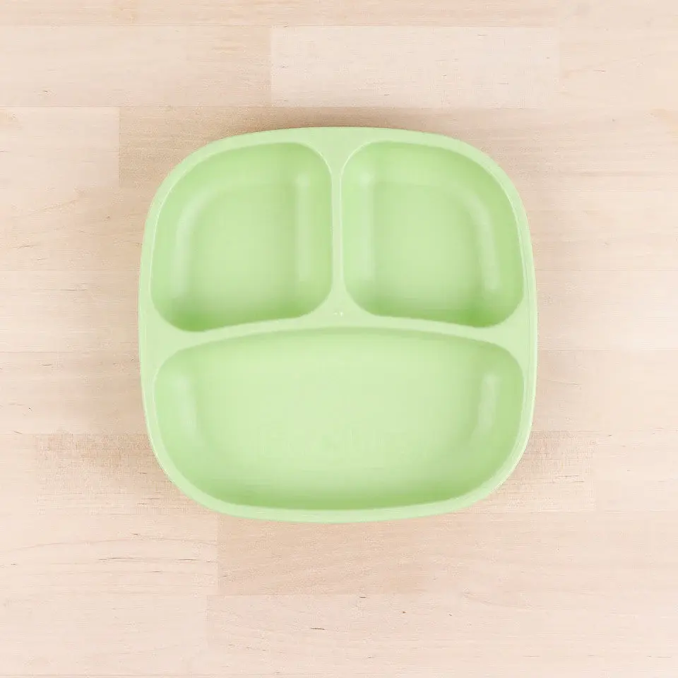 Re-Play Re-Play Divided Plate - Leaf
