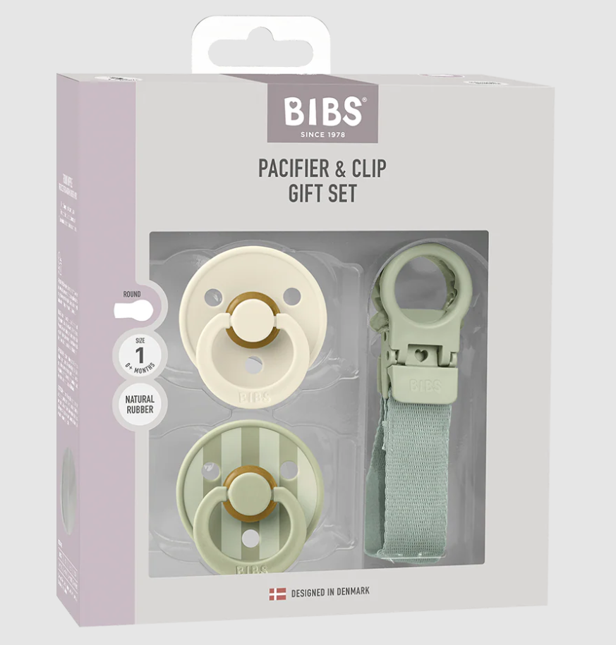 BIBS BIBS Colour Dummy & Loop Clip Gift Set