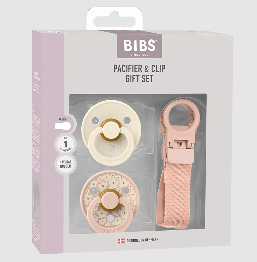 BIBS BIBS Colour Dummy & Loop Clip Gift Set
