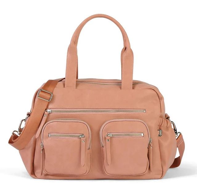 OiOi OiOi Vegan Leather Carry All Nappy Bag - Dusty Rose