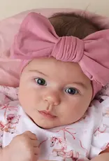 Snuggle Hunny Kids Snuggle Hunny Jewel Pink Organic Oversized Bow