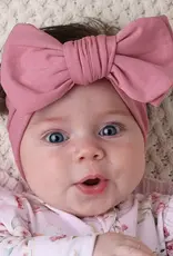Snuggle Hunny Kids Snuggle Hunny Jewel Pink Organic Oversized Bow