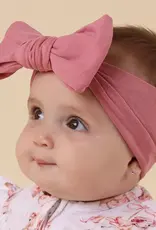 Snuggle Hunny Kids Snuggle Hunny Jewel Pink Organic Oversized Bow