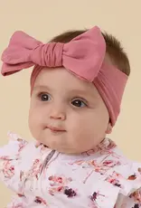 Snuggle Hunny Kids Snuggle Hunny Jewel Pink Organic Oversized Bow