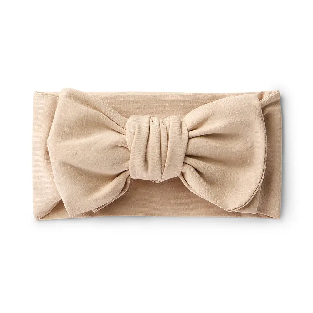 Snuggle Hunny Kids Snuggle Hunny Pebble Organic Oversized Bow