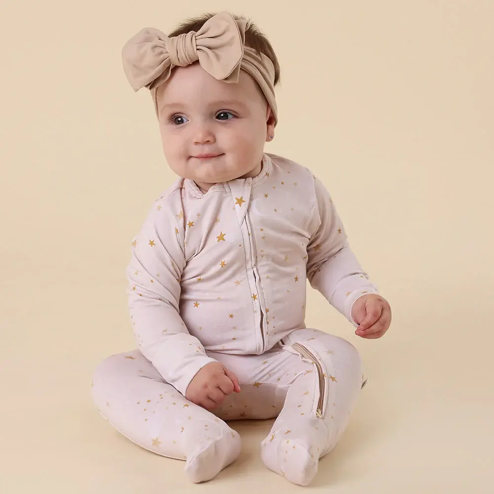 Snuggle Hunny Kids Snuggle Hunny Pebble Organic Oversized Bow