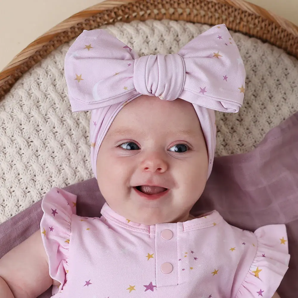 Snuggle Hunny Kids Snuggle Hunny Twinkle Organic Oversized Bow