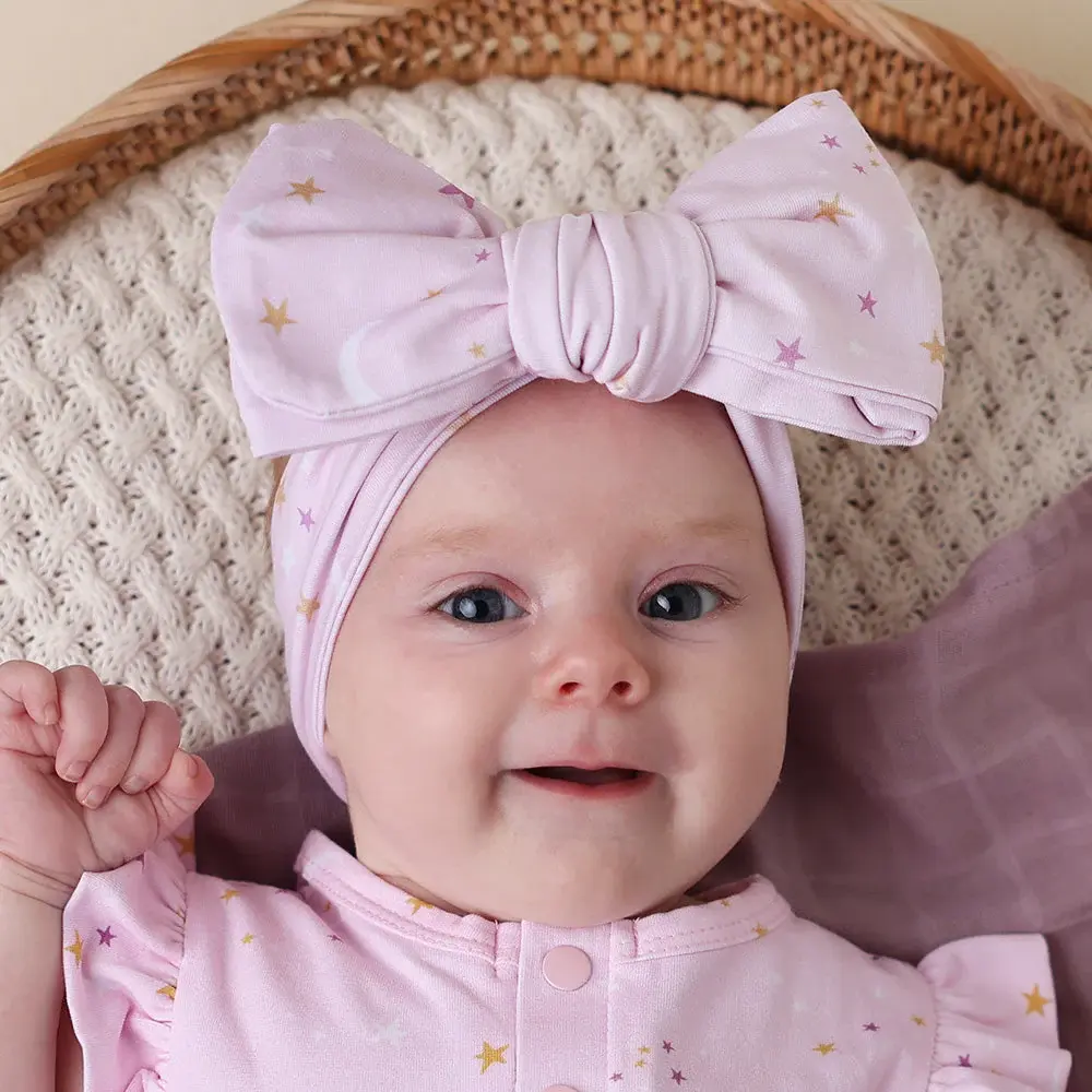 Snuggle Hunny Kids Snuggle Hunny Twinkle Organic Oversized Bow