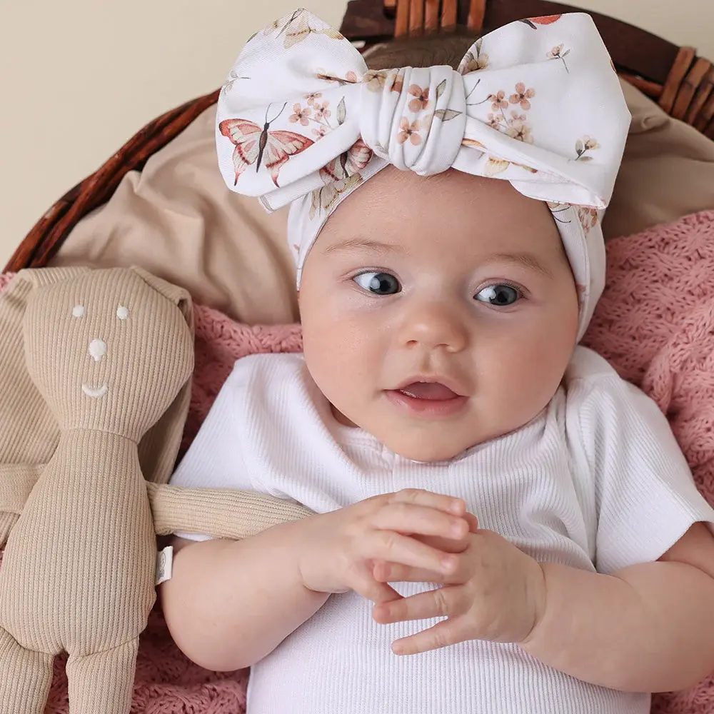 Snuggle Hunny Kids Snuggle Hunny Butterfly Organic Oversized Bow