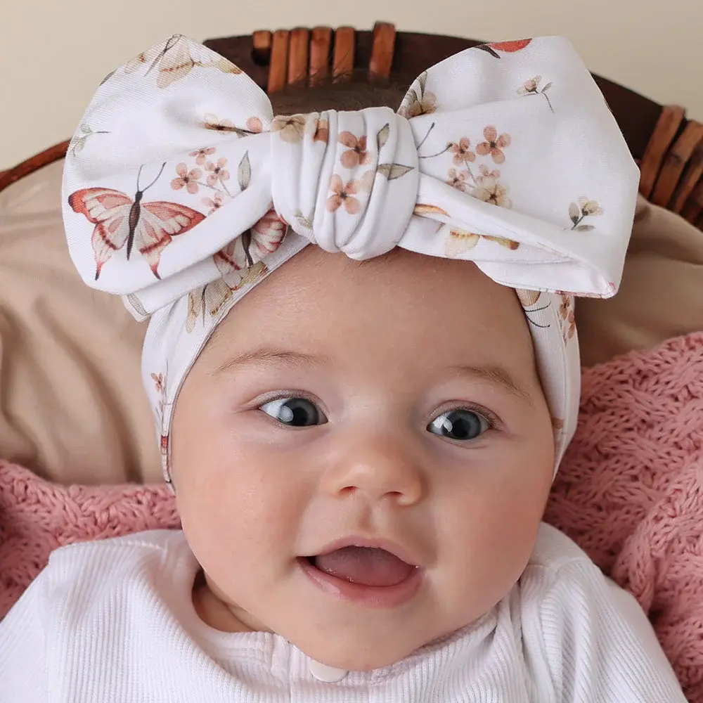 Snuggle Hunny Kids Snuggle Hunny Butterfly Organic Oversized Bow