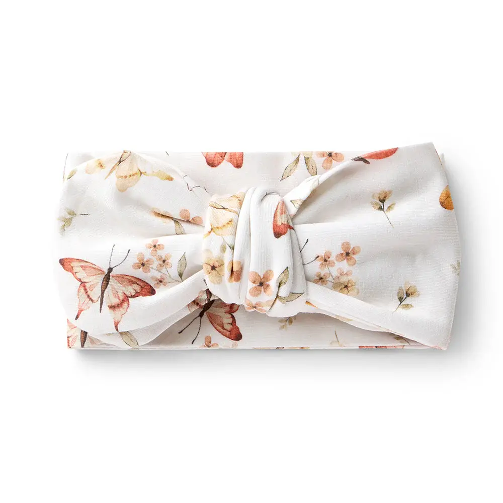 Snuggle Hunny Kids Snuggle Hunny Butterfly Organic Oversized Bow