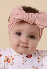 Snuggle Hunny Kids Snuggle Hunny Lullaby Pink Organic Oversized Bow
