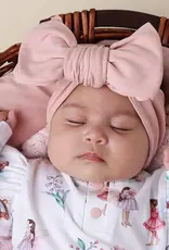 Snuggle Hunny Kids Snuggle Hunny Lullaby Pink Organic Oversized Bow