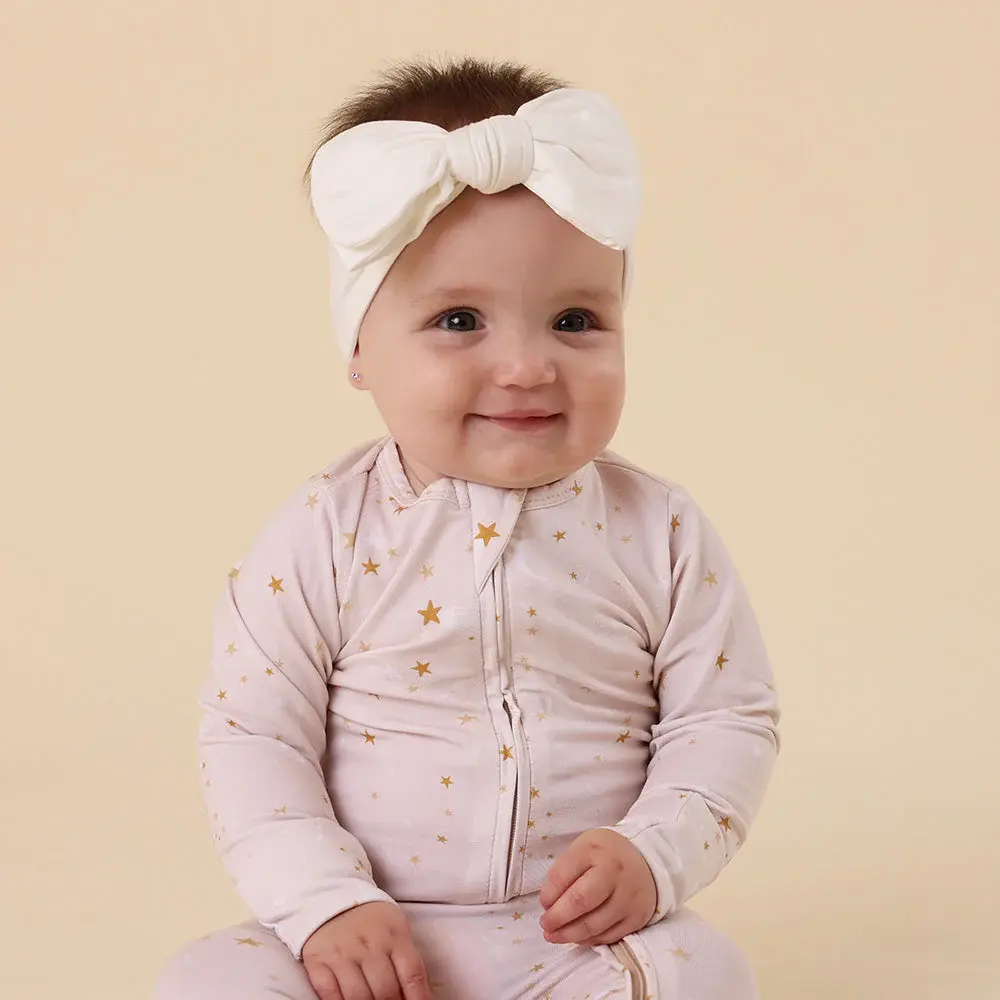 Snuggle Hunny Kids Snuggle Hunny Milk Organic Oversized Bow