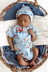 Snuggle Hunny Kids Snuggle Hunny To The Rescue Short Sleeve Organic Bodysuit