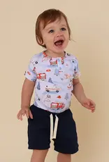 Snuggle Hunny Kids Snuggle Hunny To The Rescue Short Sleeve Organic Bodysuit