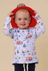 Snuggle Hunny Kids Snuggle Hunny To The Rescue Organic Long Sleeve Top