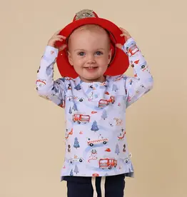 Snuggle Hunny Kids Snuggle Hunny To The Rescue Organic Long Sleeve Top